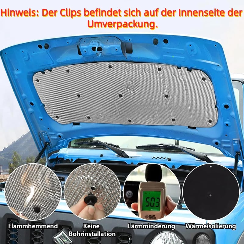 awagas Suzuki Jimny JB64 JB74 Motorháztető Hangszigetelő Szőnyeg 44x111cm