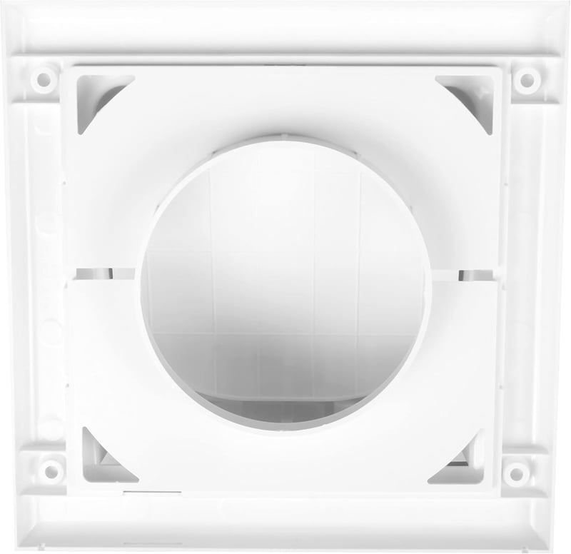 Awenta szellőzőrács visszacsapó szelep 100mm ABS fehér