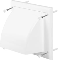 Awenta szellőzőrács visszacsapó szelep 100mm ABS fehér 7
