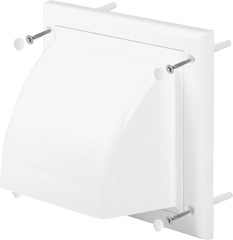 Awenta szellőzőrács visszacsapó szelep 100mm ABS fehér