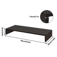 Awhtixbo fa monitor állvány asztali, 20 kg, 90x30x15 cm - fekete 2