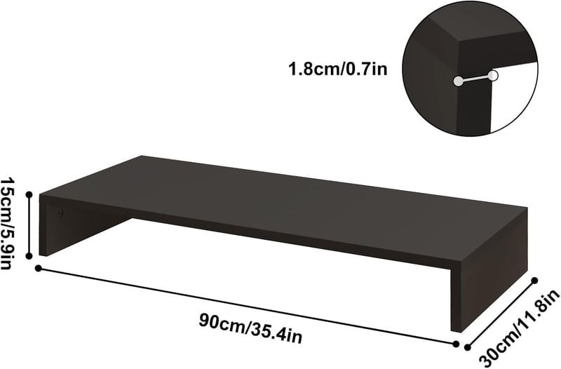 Awhtixbo Fa Monitor Állvány Ergonomikus 20kg Terhelhetőség