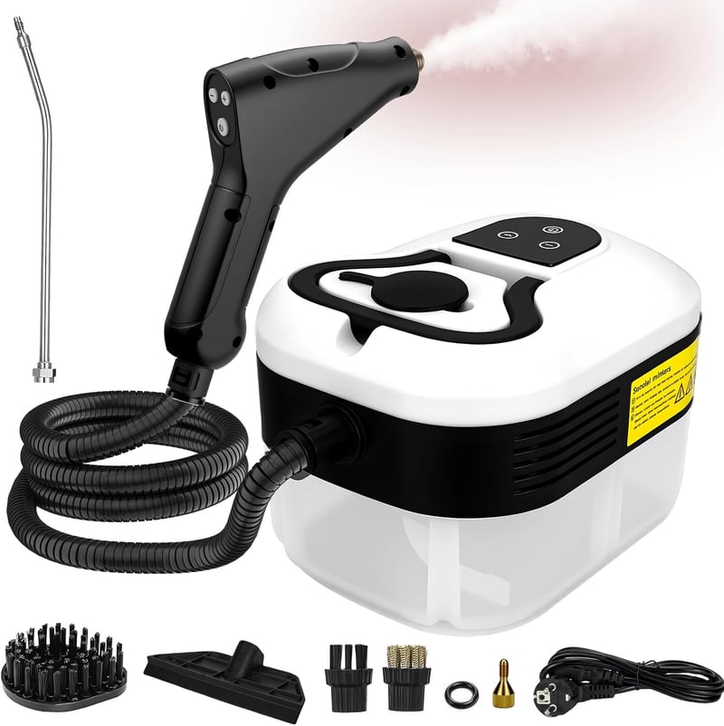 AWKAQUN kézi gőztisztító, 2500W, 4,5 bar, 1200 ml tartály, 6 fokozat