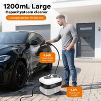 AWKAQUN kézi gőztisztító, 2500W, 4,5 bar, 1200 ml tartály, 6 fokozat 6