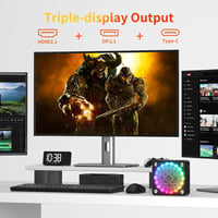 AWOW Mini Gaming PC AMD Ryzen 7 7840HS 32GB DDR5 1TB SSD Radeon 780M 4K 4