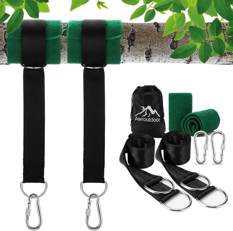 Awroutdoor Erős Függőágy Szalagok 2200 LBS Terhelhetőség Kempinghez