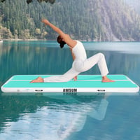 AWSUM Saltea gonflabilă gimnastică 300x100x10 cm Tumbling Mat cu pompă de aer 7