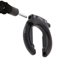 Set antifurt pentru bicicletă AXA Block XXL Retractable + ULC 130 cu lanț inserabil și geantă - Lacăt de cadru cu nivel ridicat de siguranță 4