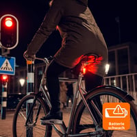Zadné LED svetlo na bicykel AXA DWN – nabíjanie cez USB – viditeľnosť 300 m – schválenie StVZO – jednoduchá montáž 4