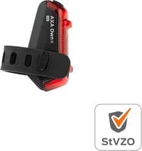 Zadné LED svetlo na bicykel AXA DWN – nabíjanie cez USB – viditeľnosť 300 m – schválenie StVZO – jednoduchá montáž 2