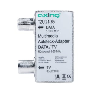Axing TZU 21-65 multimedijski priključni adapter za kabelski modem