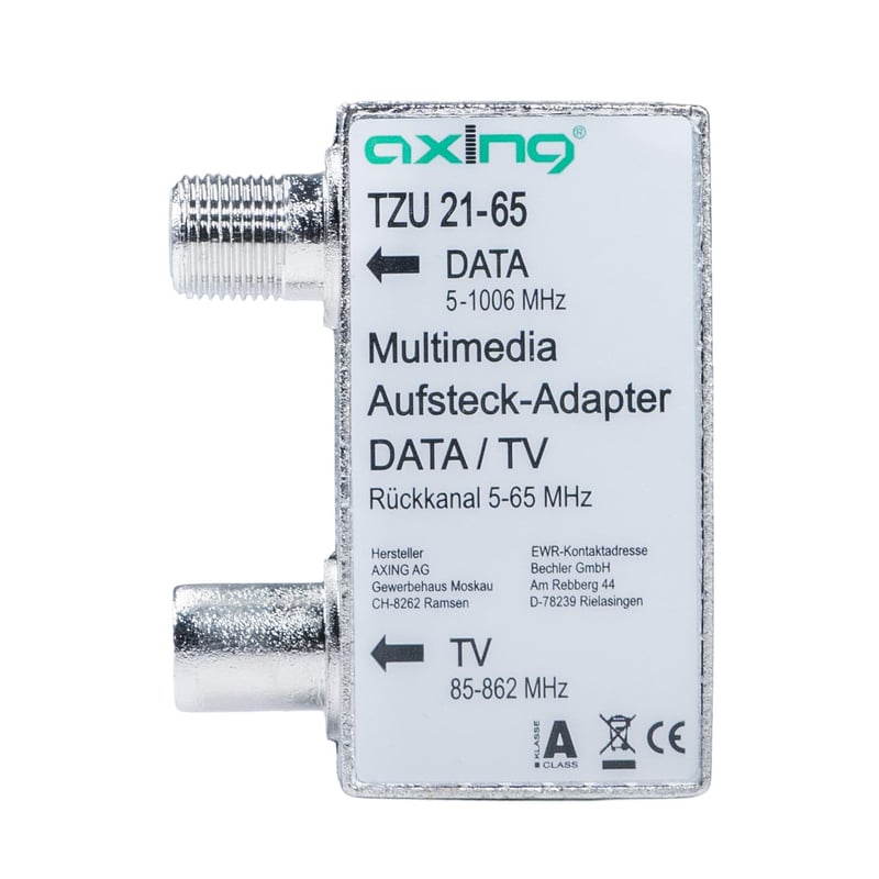 Multimediálny pripojovací adaptér Axing TZU 21-65 pre káblový modem