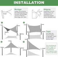AXT SHADE háromszög napvitorla 3x3x3m, UV-szűrős HDPE, lélegző árnyékolás teraszra 5