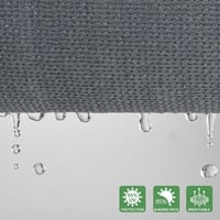 AXT SHADE háromszög napvitorla 3x3x3m, UV-szűrős HDPE, lélegző árnyékolás teraszra 3