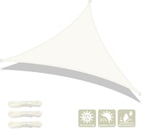 AXT SHADE vízálló háromszög napvitorla UV védelemmel - krémszín - 2,5 x 2,5 x 2,5 m 2