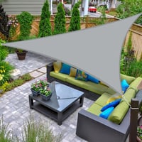 AXT SHADE Vízlepergető Háromszög Árnyékoló 3x3x3m UV Védelem Szürke 1