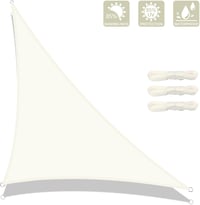 AXT SHADE Vízlepergető Háromszög Napvitorla 3x3x4,25m UV Védelemmel 2