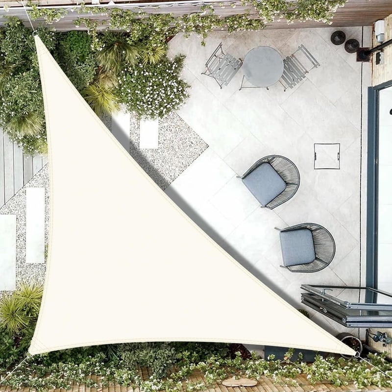 AXT SHADE Vízlepergető Háromszög Napvitorla 3x3x4,25m UV Védelemmel
