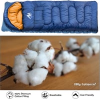 AYAMAYA Hálózsák 220x80cm Összekapcsolható 5-15°C Vízálló Kempingzsák Túrázáshoz 7