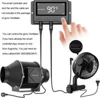 Aygrochy 10W Grow Ventilátor Klippel, 10 Fokozat, Okos App Vezérlés, IP44 2