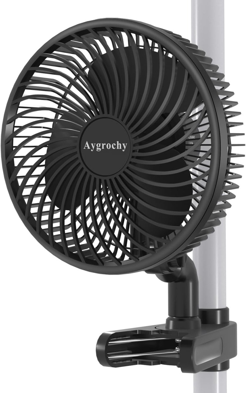 Aygrochy 10W Grow Ventilátor Klippel, 10 Fokozat, Okos App Vezérlés, IP44