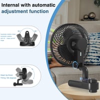Aygrochy 10W Grow Ventilátor Klippel, 10 Fokozat, Okos App Vezérlés, IP44 6