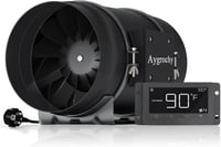 Aygrochy 200mm Intelligens Szellőztető Ventilátor Hőmérséklet és Páratartalom Szabályozással 1