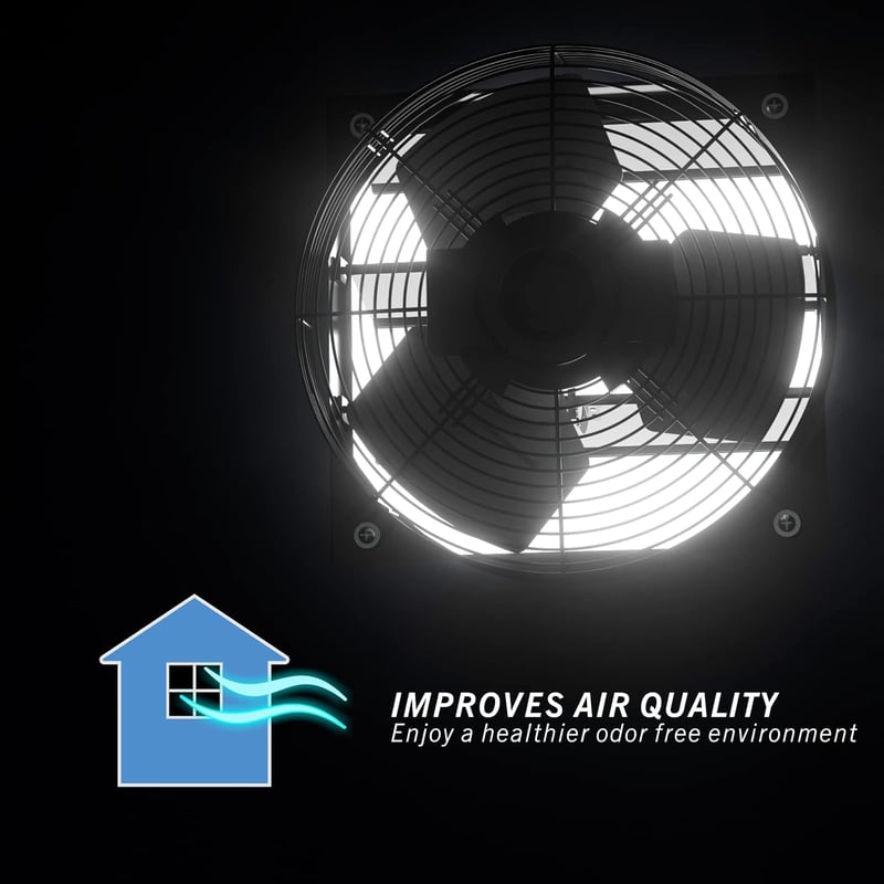 Aygrochy 350mm ipari fali ventilátor 1850 m³/h, szellőztetés és hűtés