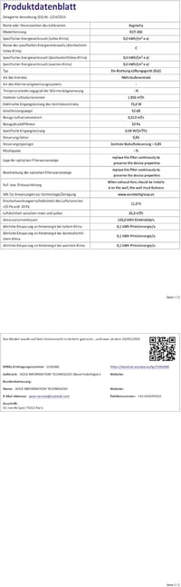 Aygrochy 350mm ipari fali ventilátor 1850 m³/h, szellőztetés és hűtés 8