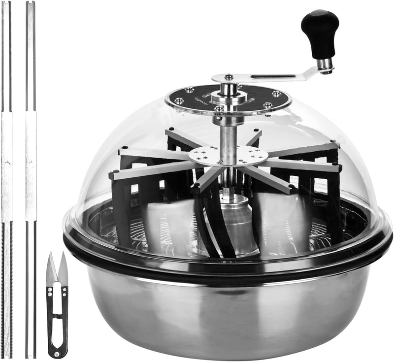 Aygrochy BowlTrimmer 42 cm rozsdamentes acél pengékkel növényi virágokhoz