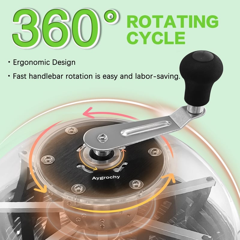 Aygrochy BowlTrimmer 42 cm rozsdamentes acél pengékkel növényi virágokhoz