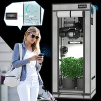 Aygrochy WiFi 150mm Csatornázott Ventilátor Hőmérséklet Páratartalom Szabályozással 6