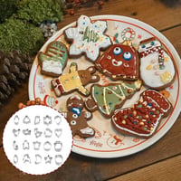 AYNKH Set 20 piese de forme pentru biscuiți din oțel inoxidabil – Forme de Crăciun și Sărbători pentru prăjituri, biscuiți și decorat torturi – Cadou pentru prieteni și familie 6