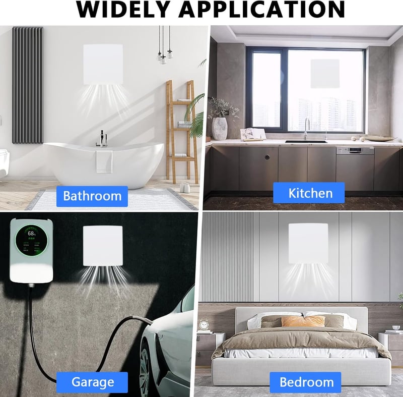Ayolofei 150mm fürdőszobai ventilátor párasensor és időzítővel