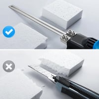 Ayolofei K7 elektromos hővágó kés 300 W, 0-600 °C, 3 pengével – fekete 5