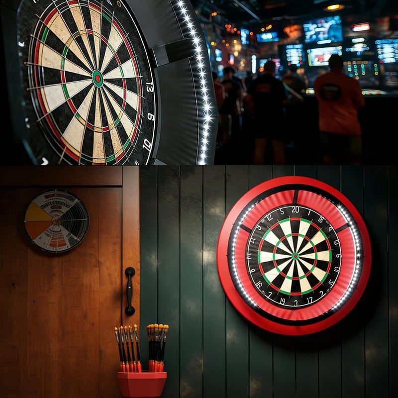 Ayolofei 360° Dartboard LED Körvilágítás - Darts Lámpa Sörözőhöz