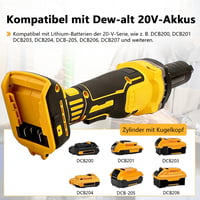 Ayolofei kefementes egyenes csiszológép Dewalt 20V akkuhoz - 4 fokozat, akku nélkül 2