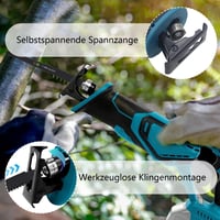 Ayolofei akkus kardfűrész Makita 18V kompatibilis, kefe nélküli motor, 3500 f/perc, 4 fűrészlappal (akku nélkül) 5