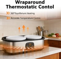 Ayolofei elektromos joghurtkészítő, 2 L, állítható hőmérséklet és időzítő, LED kijelző, 2 üveg edénnyel 4