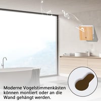 Ayolofei Madárcsipogás Mozgásérzékelő Hangdoboz Fürdőszobához és Relaxációhoz 3