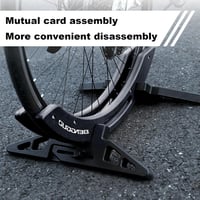 Ayolofei Univerzális Kerékpár Állvány - Állítható Padlótámasz MTB Városi Országúti Biciklihez 30-80mm Gumi Szélességhez Fekete 2
