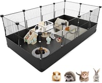 Aystkniet Tengerimalac Ketrecek Vízálló Padlóval 122x60x40cm Nyúl Hörcsög Teknős 1