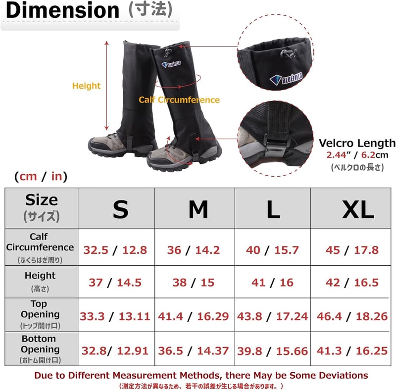 Azarxis Vízálló Túra Kamásli - Lélegző Lábszárvédő XL Méretben, Sötétszürke, Unisex, Oxford Anyagból Túrázáshoz, Vadászathoz, Kerékpározásho