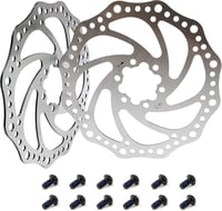 Azatemgo Kerékpár Féktárcsa 160mm Rozsdamentes Acél 2 Darabos Szett 12 Csavarral Bicikli Fékbetét 1