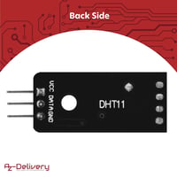 AZDelivery KY-015 DHT11 hőmérséklet szenzor modul 5db Arduino Raspberry Pi kompatibilis 3