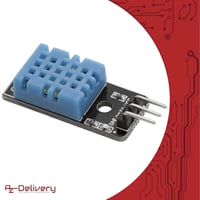 AZDelivery KY-015 DHT11 hőmérséklet szenzor modul 5db Arduino Raspberry Pi kompatibilis 4