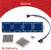 AZDelivery MAX7219 8x32 4 az 1-ben LED mátrix kijelző modul Arduino-hoz 3