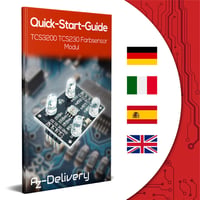 AZDelivery TCS230 TCS3200 Szín Érzékelő Modul Arduino Kompatibilis - 1 6