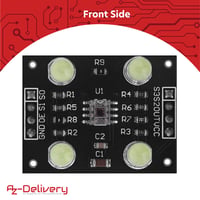AZDelivery TCS230 TCS3200 Szín Érzékelő Modul Arduino Kompatibilis - 1 2