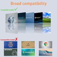 Azuxreza USB HDMI adaptérový kábel, USB 3.0/2.0 na HDMI prevodník, grafický konvertor pre HD 1080P video pre PC, notebook, HDTV, kompatibilný s Windows XP/7/8/8.1/10 5